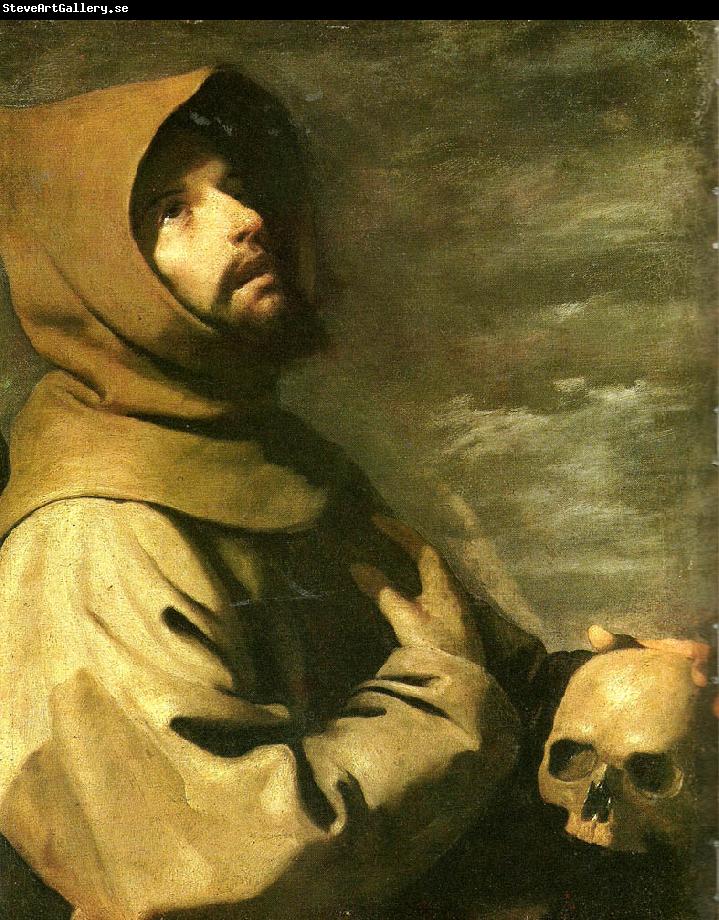 Francisco de Zurbaran st. francis meditating